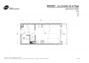 studio à la vente -   29950  BENODET, surface 21 m2 vente studio - UBI430589477